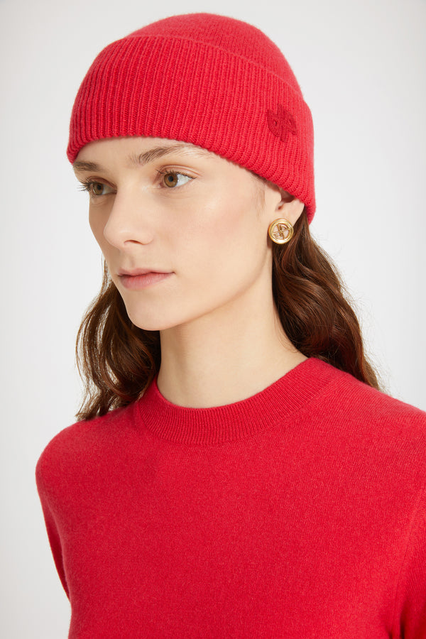 JP beanie in sustainable wool and cashmere