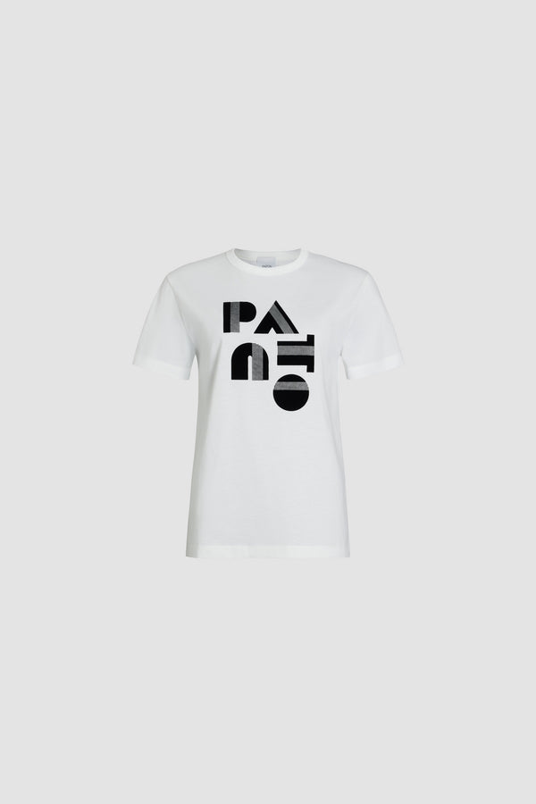 T-Shirt in Art déco Patou aus Bio-Baumwolle