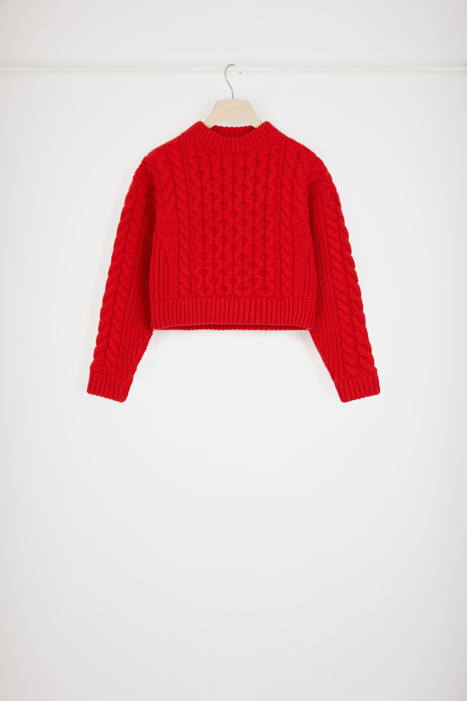 Patou | Mixed cable knit jumper in wool and cashmere