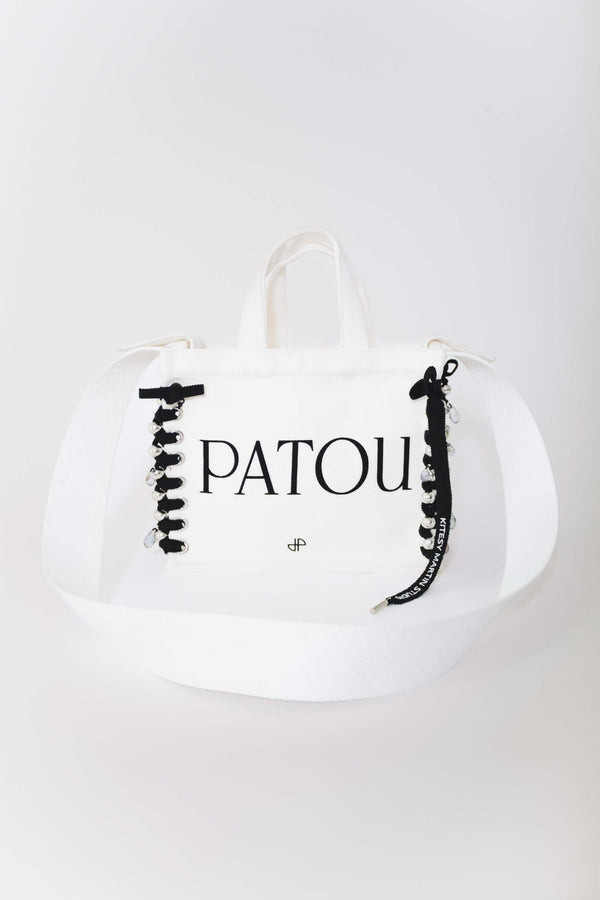 Patou Upcycling canvas tote in organic cotton