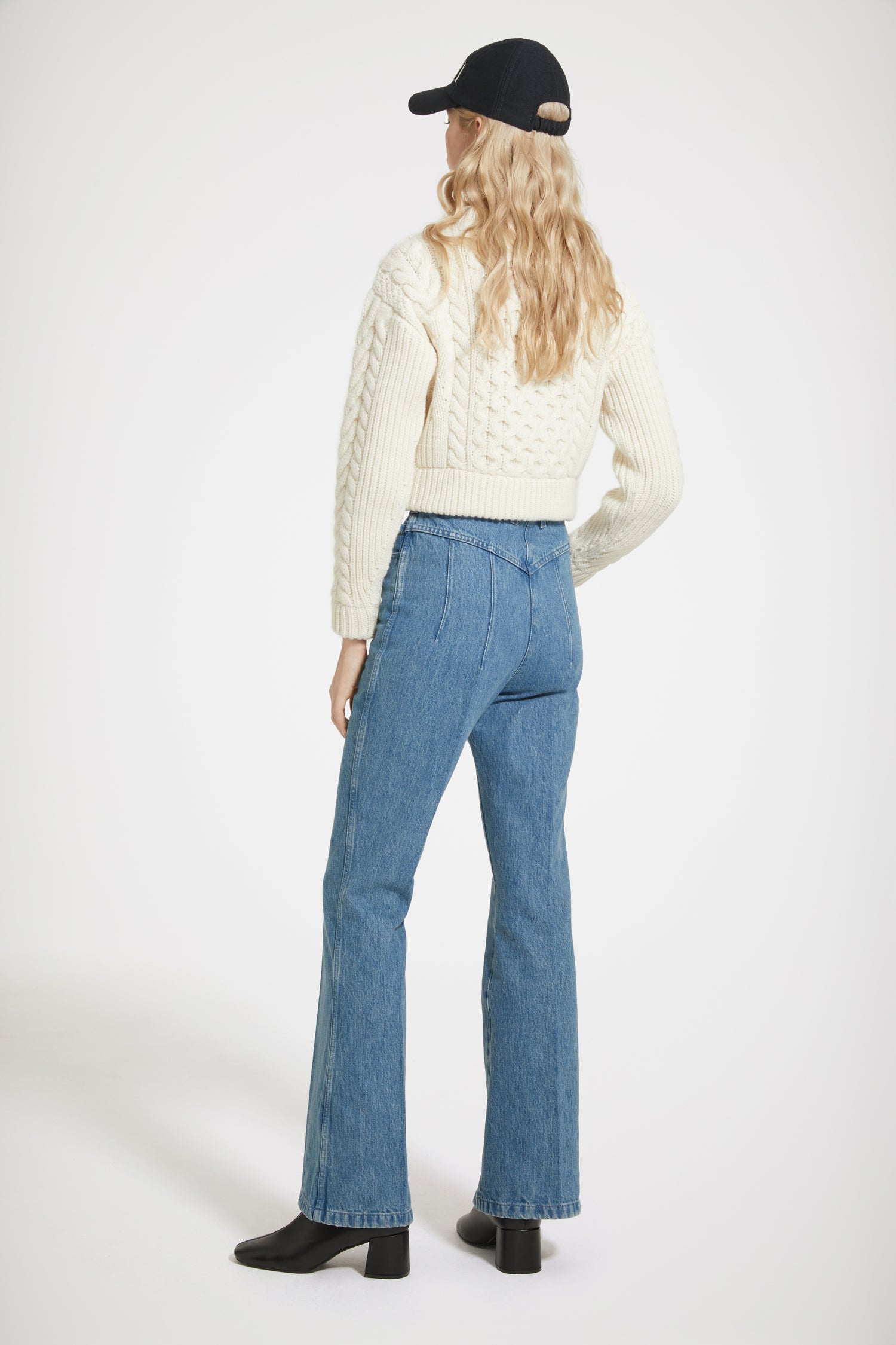 Patou | Flared trousers in organic cotton denim